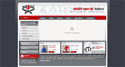 Desktop Screenshot of hadjievsport.com